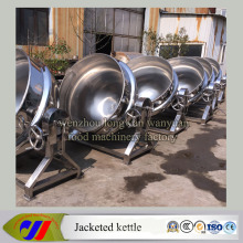 Máquina de cocción de cocina de acero inoxidable a nivel de alimentos con calentamiento tipo de inclinación de vapor